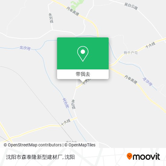 沈阳市森泰隆新型建材厂地图