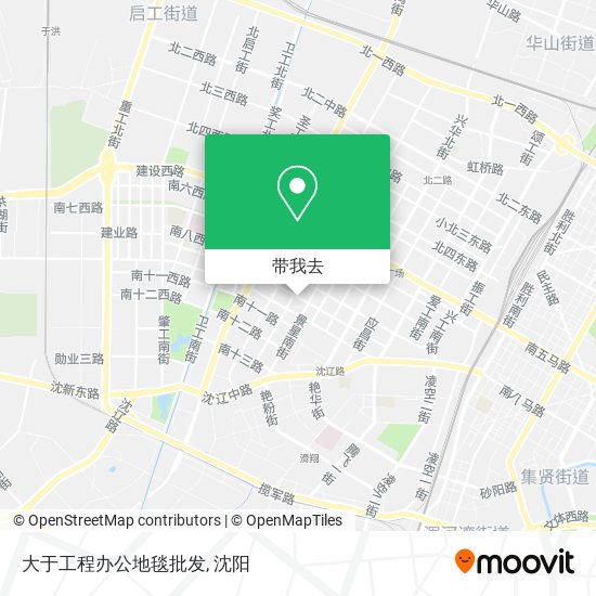 大于工程办公地毯批发地图