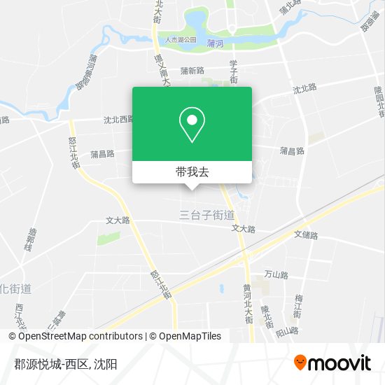 郡源悦城-西区地图