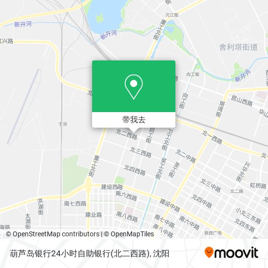 葫芦岛银行24小时自助银行(北二西路)地图