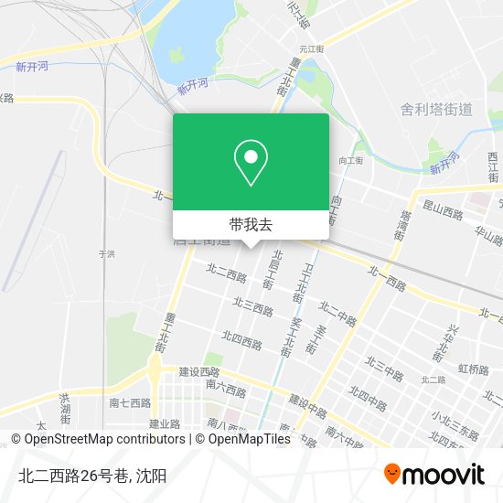北二西路26号巷地图