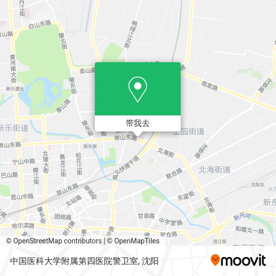 中国医科大学附属第四医院警卫室地图