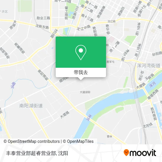 丰泰营业部超睿营业部地图