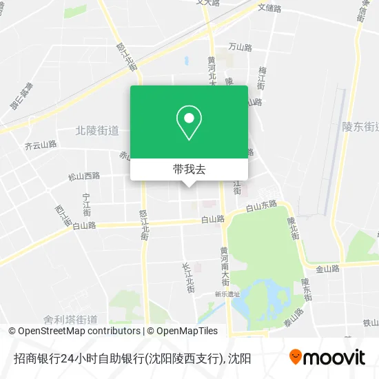 招商银行24小时自助银行(沈阳陵西支行)地图