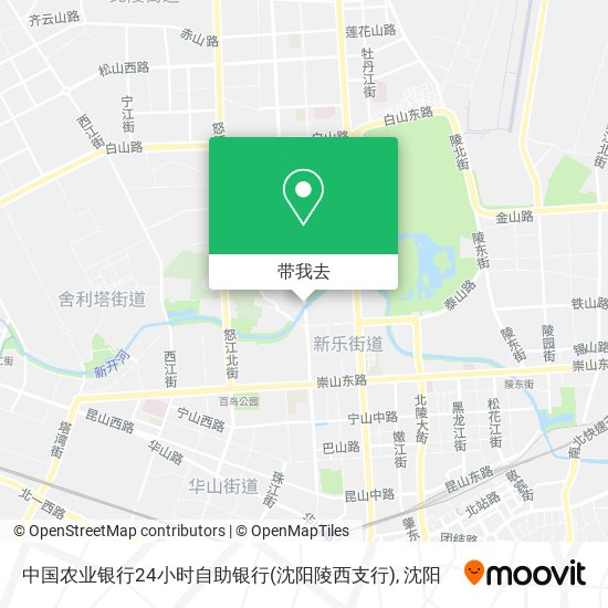 中国农业银行24小时自助银行(沈阳陵西支行)地图
