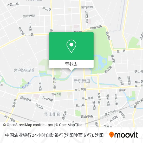 中国农业银行24小时自助银行(沈阳陵西支行)地图