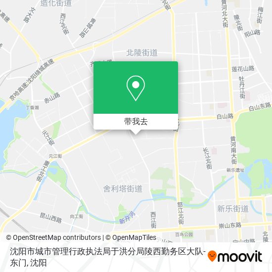 沈阳市城市管理行政执法局于洪分局陵西勤务区大队-东门地图