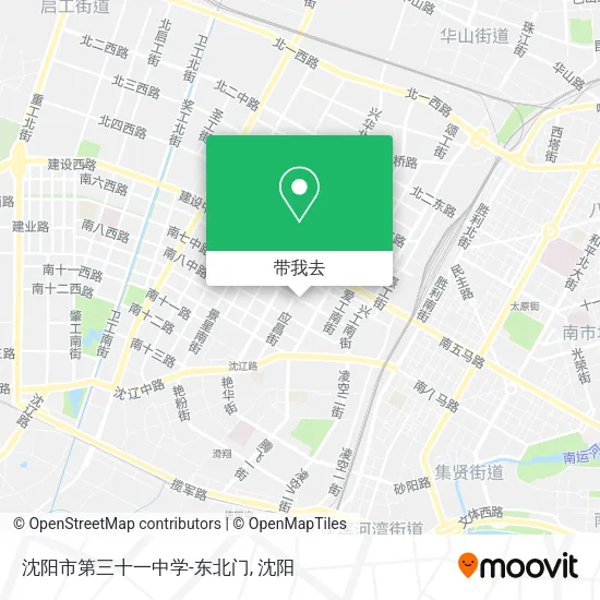 沈阳市第三十一中学-东北门地图