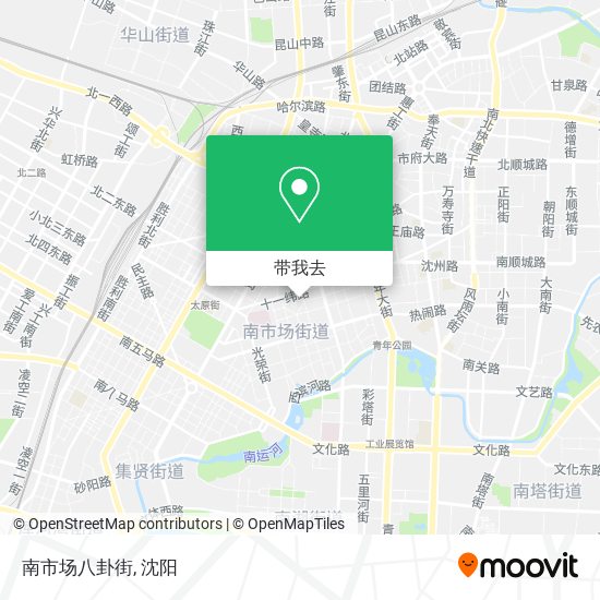 南市场八卦街地图