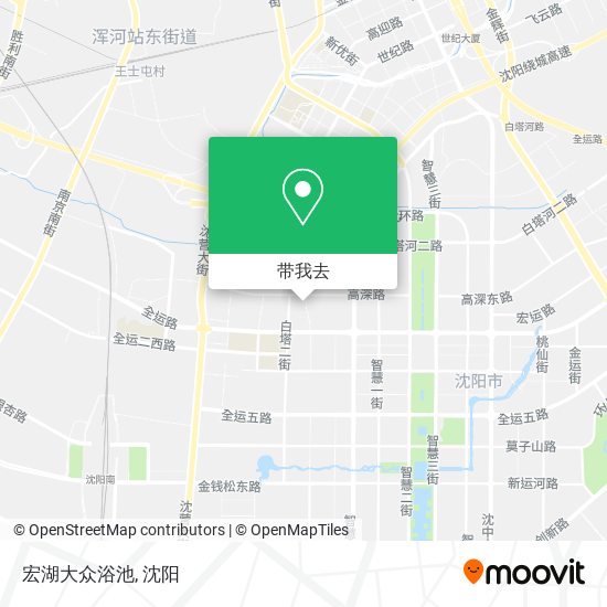 宏湖大众浴池地图
