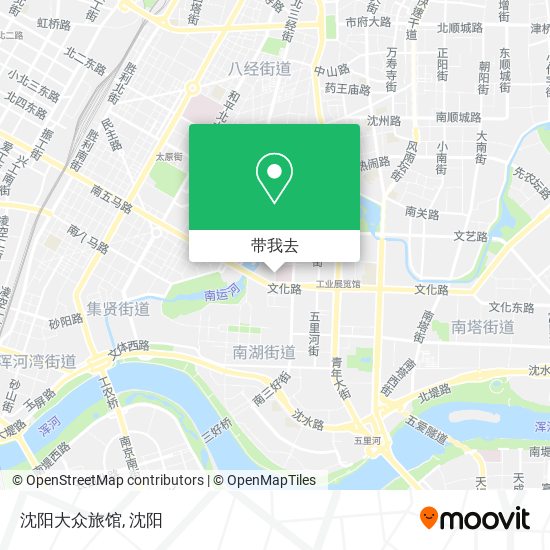 沈阳大众旅馆地图