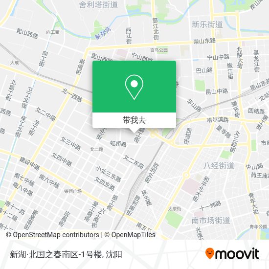 新湖·北国之春南区-1号楼地图