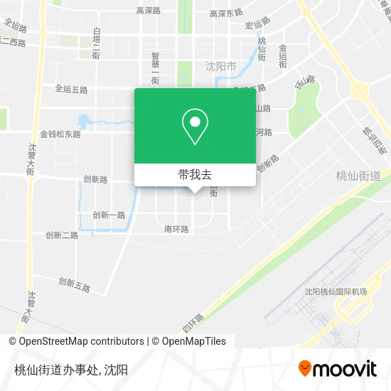 桃仙街道办事处地图