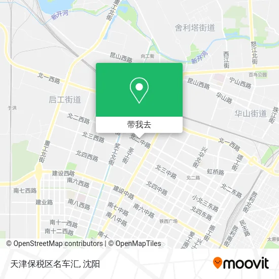 天津保税区名车汇地图