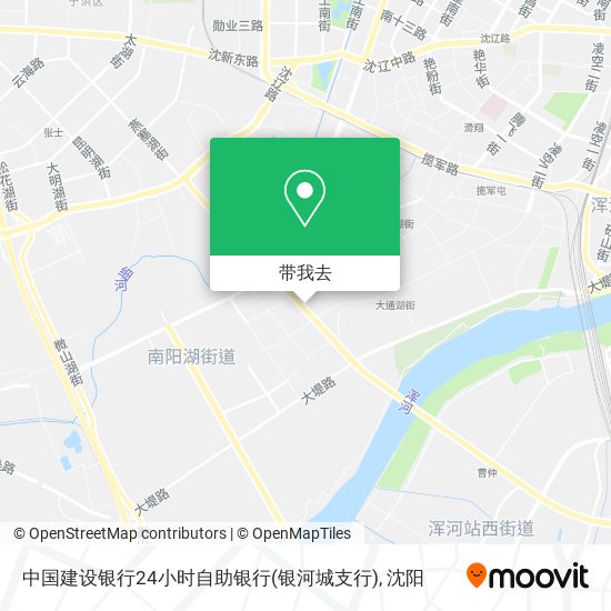 中国建设银行24小时自助银行(银河城支行)地图