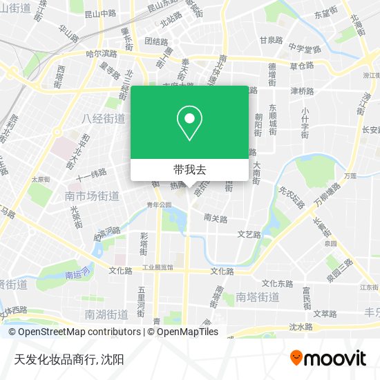 天发化妆品商行地图