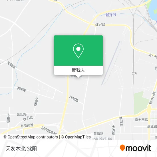 天发木业地图