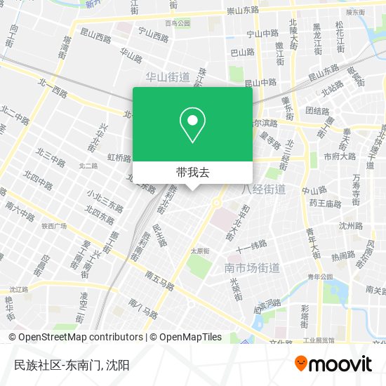 民族社区-东南门地图