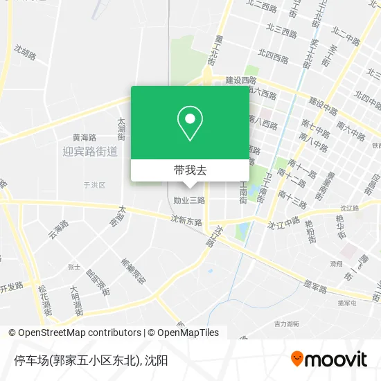 停车场(郭家五小区东北)地图