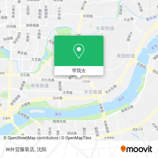 W外贸服装店地图