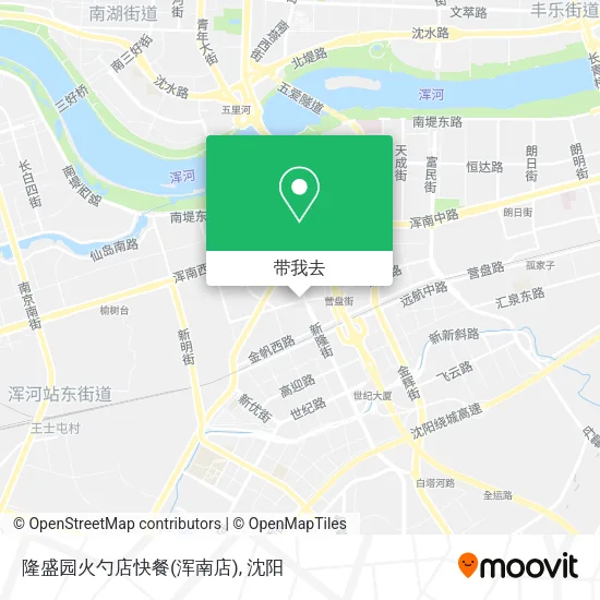 隆盛园火勺店快餐(浑南店)地图