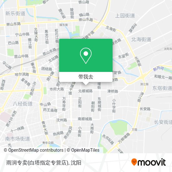雨润专卖(白塔指定专营店)地图