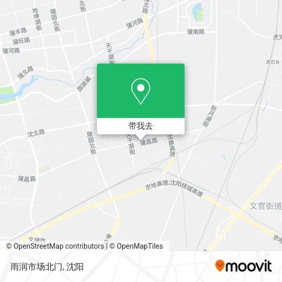 雨润市场北门地图