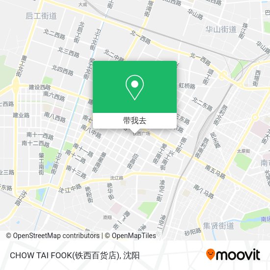 CHOW TAI FOOK(铁西百货店)地图