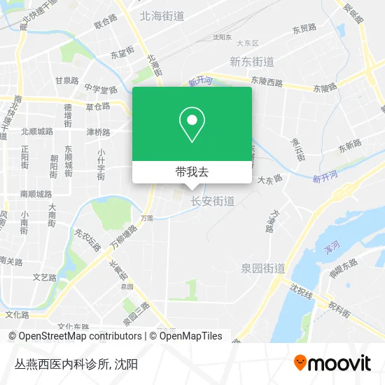 丛燕西医内科诊所地图