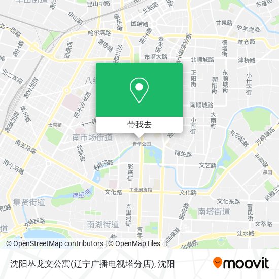 沈阳丛龙文公寓(辽宁广播电视塔分店)地图