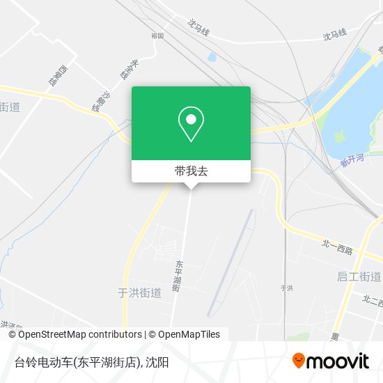 台铃电动车(东平湖街店)地图