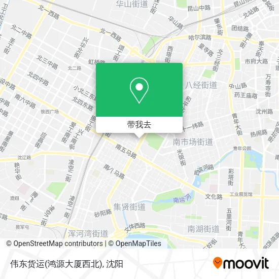 伟东货运(鸿源大厦西北)地图