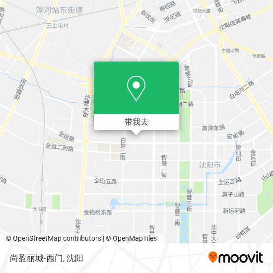 尚盈丽城-西门地图