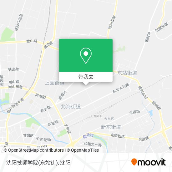 沈阳技师学院(东站街)地图