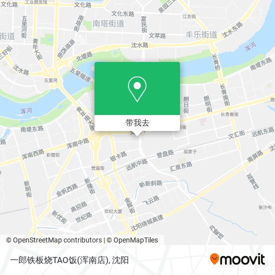 一郎铁板烧TAO饭(浑南店)地图