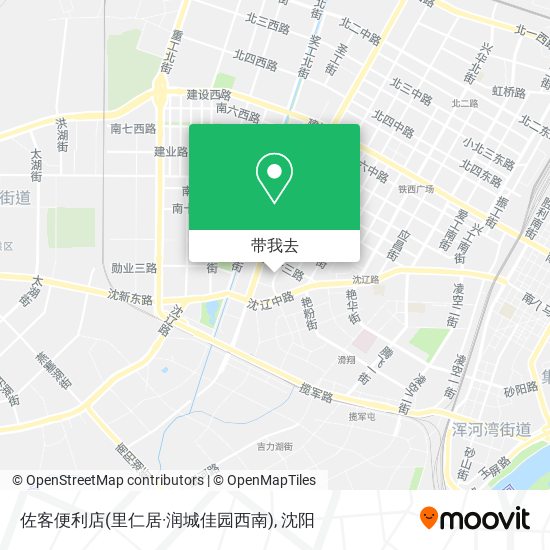 佐客便利店(里仁居·润城佳园西南)地图