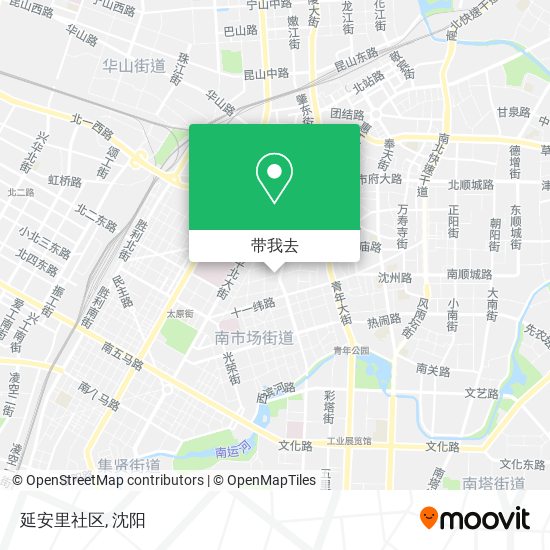 延安里社区地图