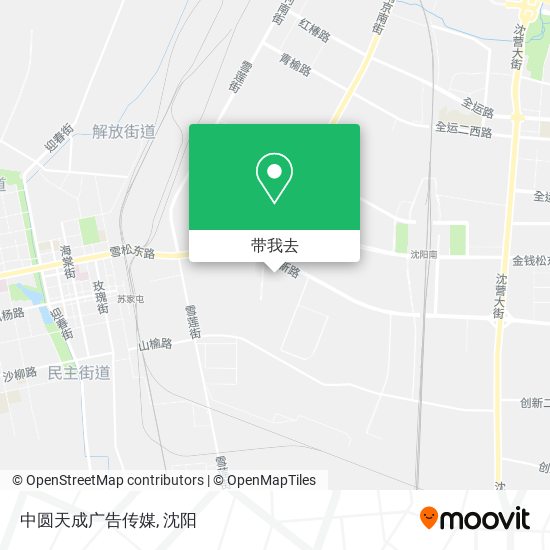 中圆天成广告传媒地图
