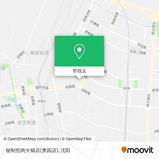 秘制煎肉火锅店(奥园店)地图