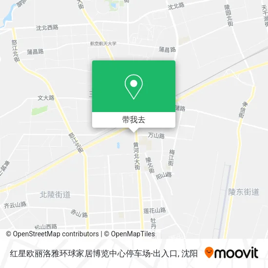 红星欧丽洛雅环球家居博览中心停车场-出入口地图