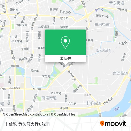 中信银行(沈河支行)地图