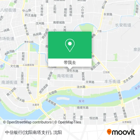 中信银行(沈阳南塔支行)地图