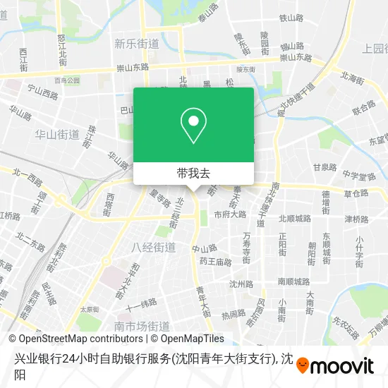 兴业银行24小时自助银行服务(沈阳青年大街支行)地图