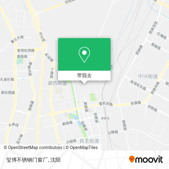 玺博不锈钢门窗厂地图