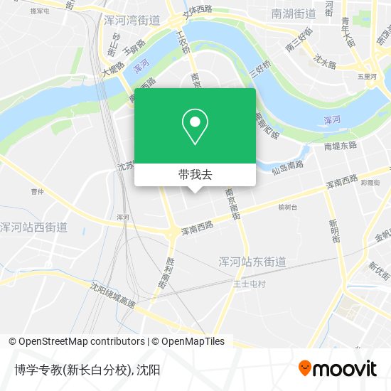 博学专教(新长白分校)地图