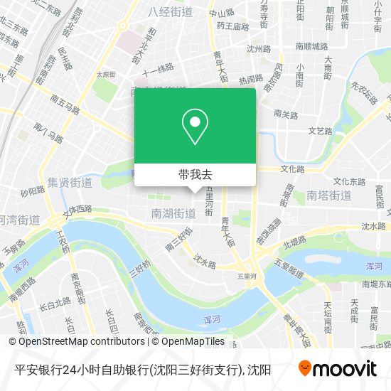 平安银行24小时自助银行(沈阳三好街支行)地图