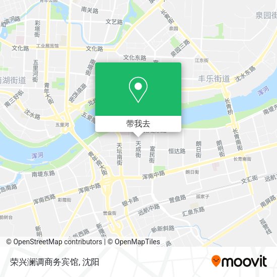 荣兴澜调商务宾馆地图