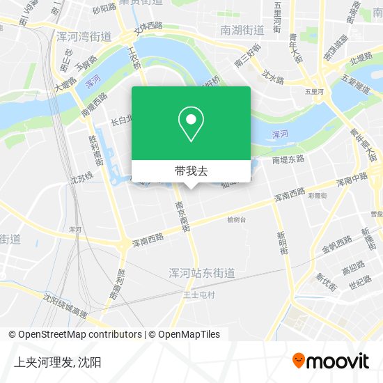 上夹河理发地图
