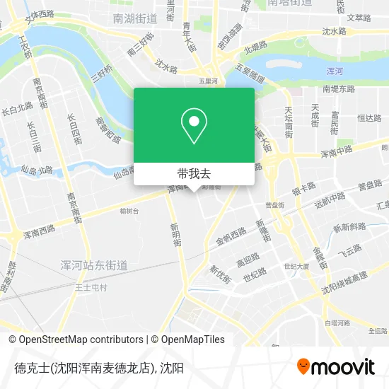 德克士(沈阳浑南麦德龙店)地图