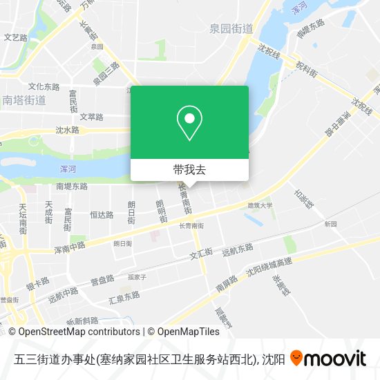 五三街道办事处(塞纳家园社区卫生服务站西北)地图